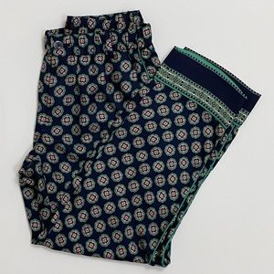 J.CREW Silk Foulard Print Trouser
